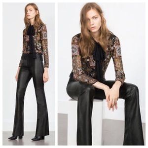 BNWT 🎁 Zara Faux Leather Pants
